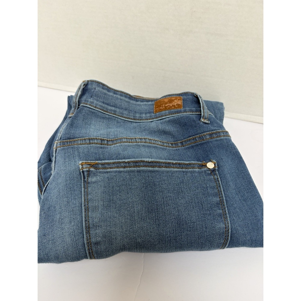 Judy Blue Mid-Rise Skinny Fit Destroyed Crop Jeans Raw Hem Size 14W Style #82510